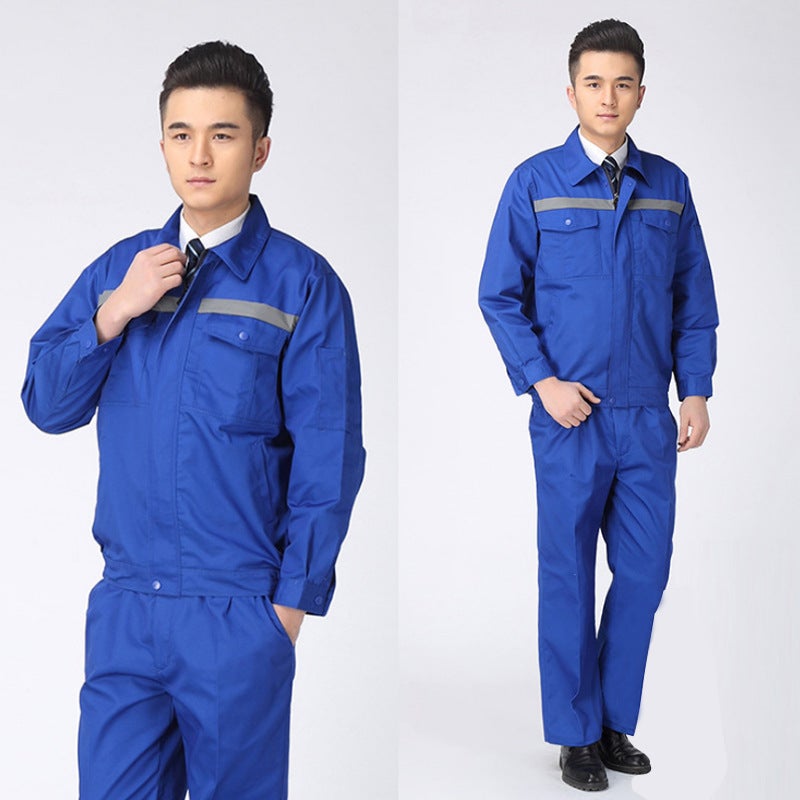 Long Sleeve Auto Repair Wear-Resistant Tooling Coat Factory Workshop Labor Protection Clothing Construction Site Overalls Suit - Image 3